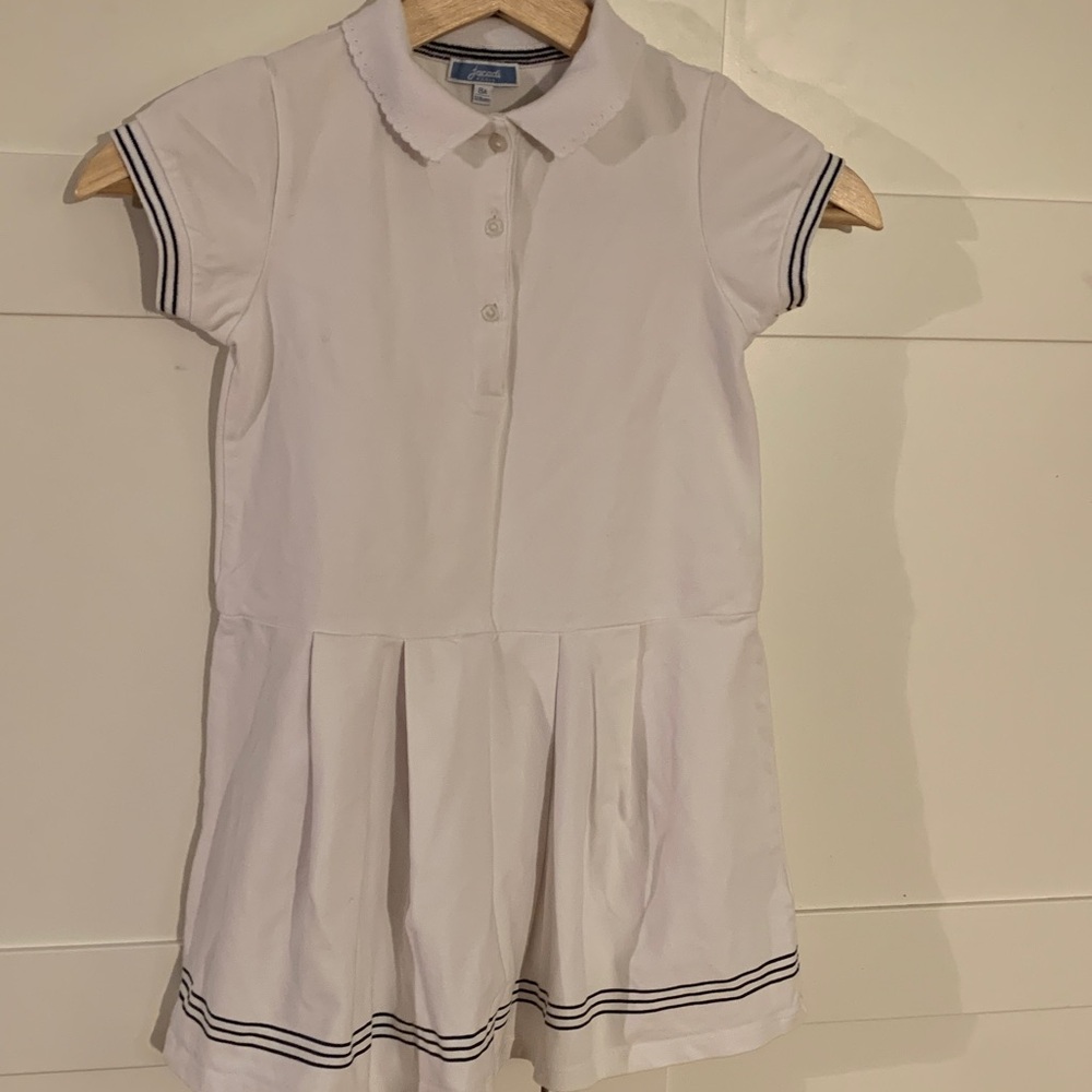Jacadi White Casual Kids Dress
